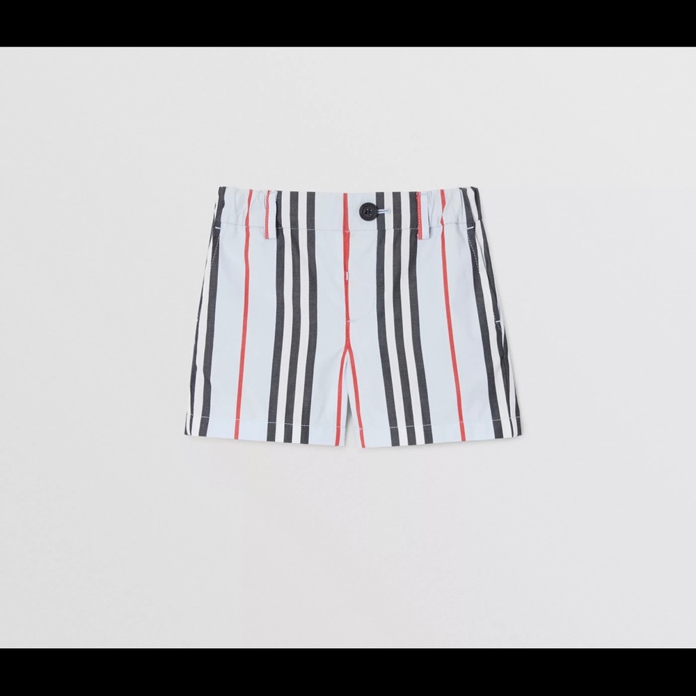 Burberry 	
Icon Stripe Cotton Chino Shorts